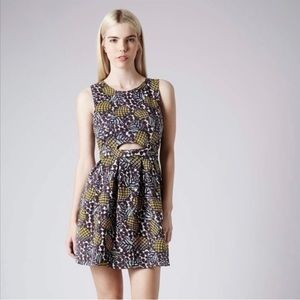 Pineapple printed Topshop dress